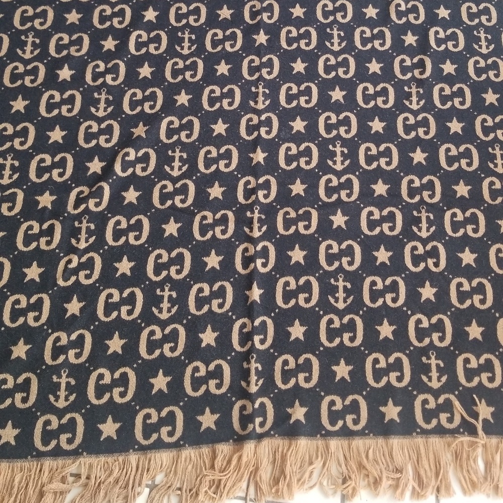 GUCCI GG PATTERN WOOL BLANKET